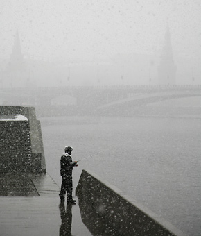 Moscow-river fisherman