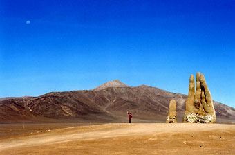 Big fingers in Atacama desert