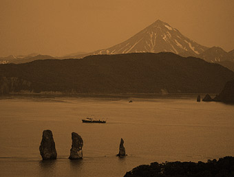 3 brothers rocks, Kamchatka