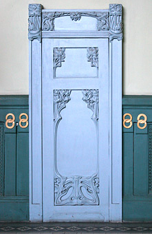 art nouveau door