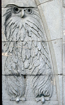 art nouveau owl